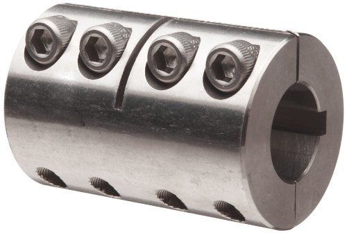 Ruland SPC-16-16-SS Two-Piece Clamping Rigid Coupling with Keyway, Stainless