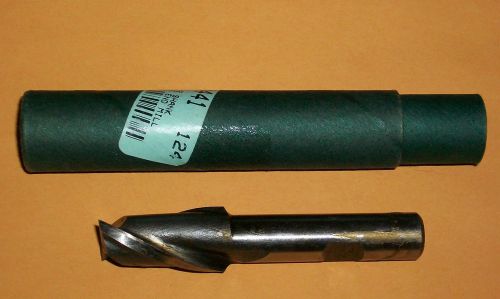 11/16&#034; end mill hss 2 flute 1/2&#034; shank loc 1 5/16&#034; new for sale