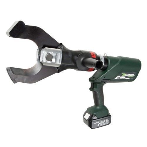 New Greenlee ESC105L11 gator battery operated cable cutter w/batteries/charger