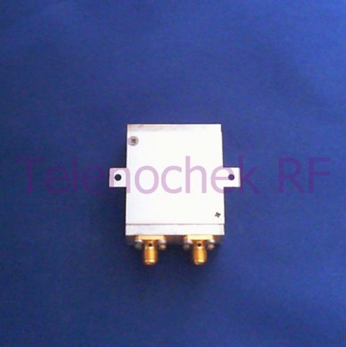 RF microwave band pass filter 3825 MHz - 4450 MHz / power 5 Watt / data
