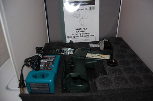 Greenlee gator plus 22gl high power crimping tool for sale