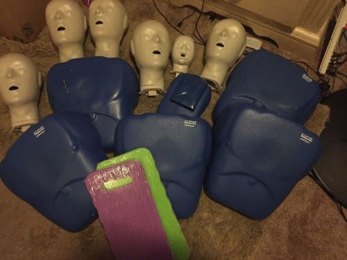 (6) Six CPR Prompt Adult/Child Manikin W/infant &amp; W/Carrying Case