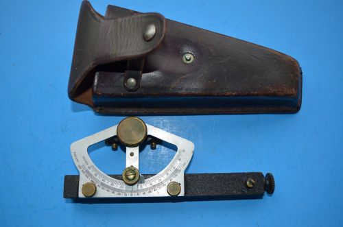 ~Vintage~ Dietzgen Abney Style Inclinometer Hand Survey Level Survying Equipment