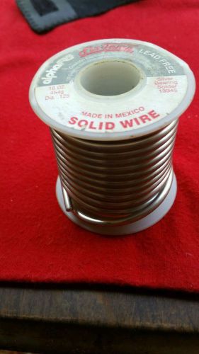 Solid wire solder, silver bearing solder 13 oz.