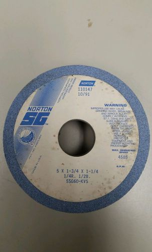 Norton 5x1-3/4x1-1/4 grinding disk 5sg60-kvs for sale