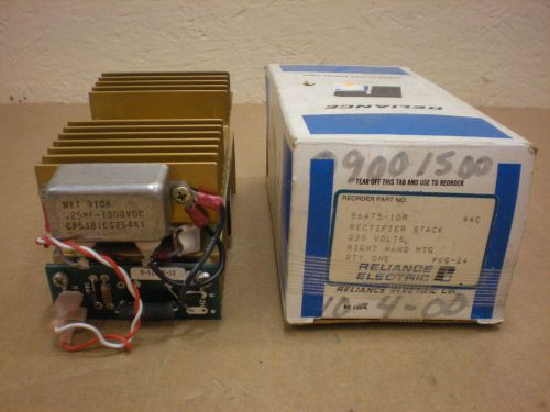 1 NIB RELIANCE ELECTRIC 86475-10R 8647510R 230 VOLTS RECTIFIER STACK