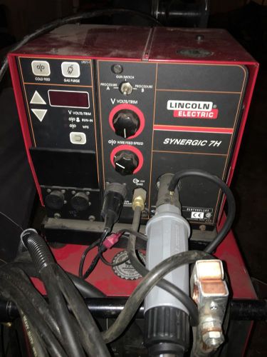 Lincoln synergic 7h wire feeder with cables for sale