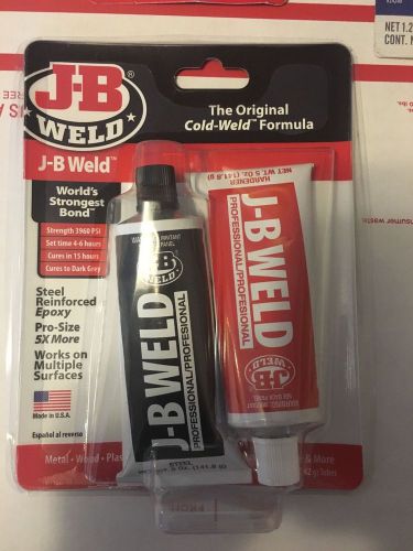 NEW JB Weld Pro Size Original Professional Steel Adhesive Sealer Epoxy FREE SHIP