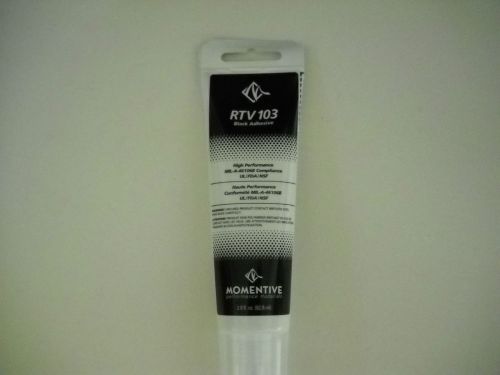 Momentive RTV 103 Black Adhesive mil-a-46106b compliance UL/FDA/NSF 2.8 fl. oz.