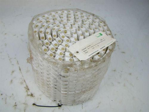 Habasit Plastic  Conveyor  Belt 7.87&#034; x 10&#039; GripTop Polypropylene White M2540