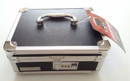 Vaultz cash box combination lock box, black, new for sale