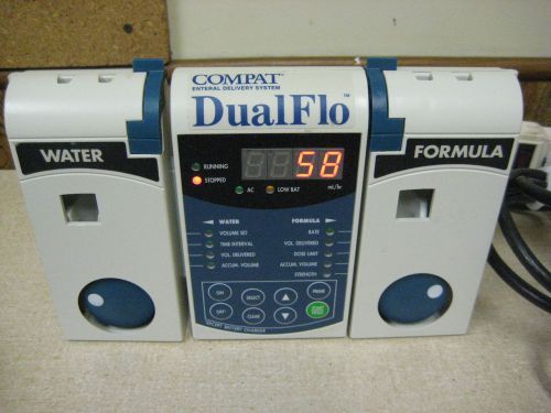 Lot of 20 Compat DualFlo enteral feeding pumps.  Some good, some not.