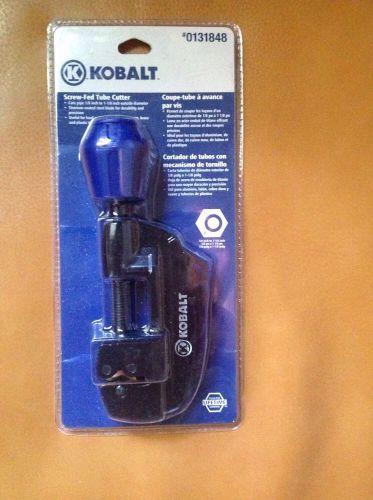 NEW Kobalt Screw-Fed Tube Cutter 0131848