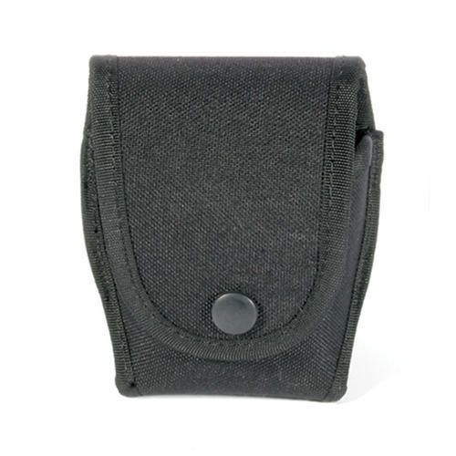 Blackhawk 44a153bk black single covered snap low-cut handcuff pouch/case for sale