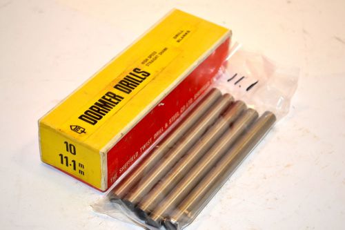 5 NOS DORMER UK 11.1 mm ( 7/16&#034;) Dia. x 5.5&#034; Long HSS DRILL Tool BLANKS WR14aD4B