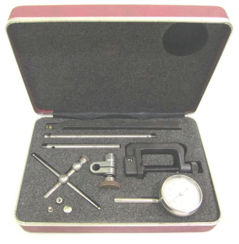 Vintage Starrett Number 196 Jeweled Universal Test Plung Indicator Set