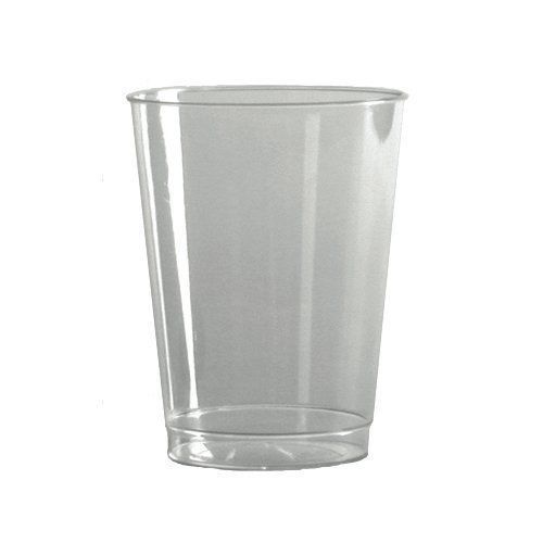500 WNA Crystal Clear 10oz Tumblers, Disposible Plastic Glasses NEW