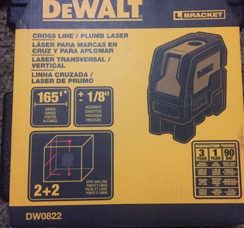 DEWALT DW0822K DW0822K-XJ Self Leveling Cross Line Laser Level with Kit Box