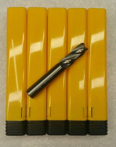 3/8 variable helix end mill 4 flute solid carbide endmill lot-5 tools usa made for sale