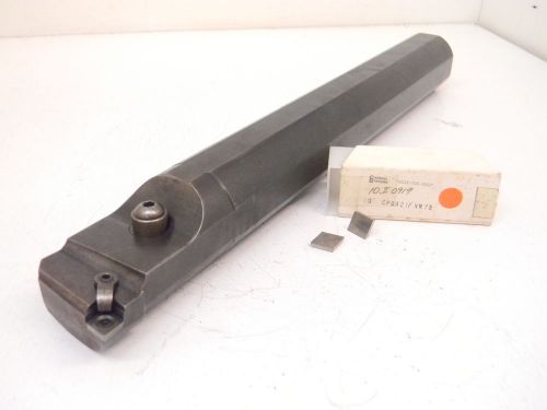 Lightly used carboloy indexable boring bar si-cclpr-32-4h with 10 carbide insert for sale