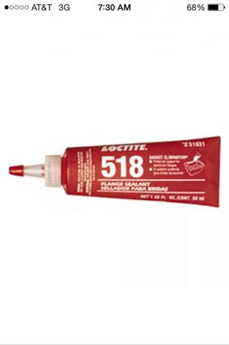 LOCTITE 51831 Gasketing Gel 50 Ml Tube, Color Red 518 | GASKET