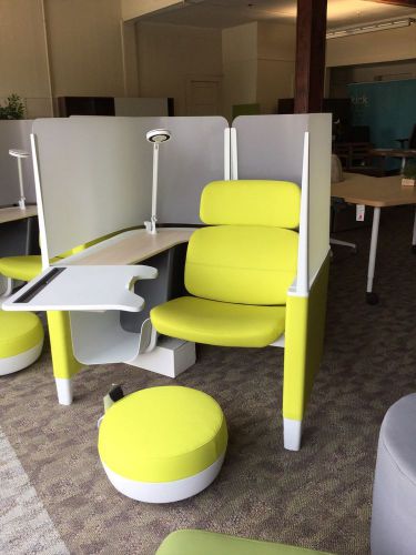 BRODY LOUNGE 2016 BY STEELCASE WITH OTTOMAN !  DESIGNED FOR YOUR BRAIN !