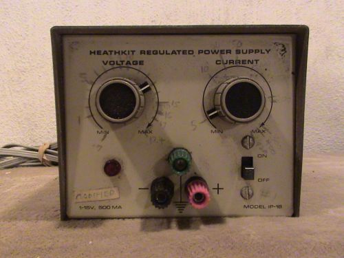 Heathkit IP-18 Regulated 1-15 VDC Power Supply