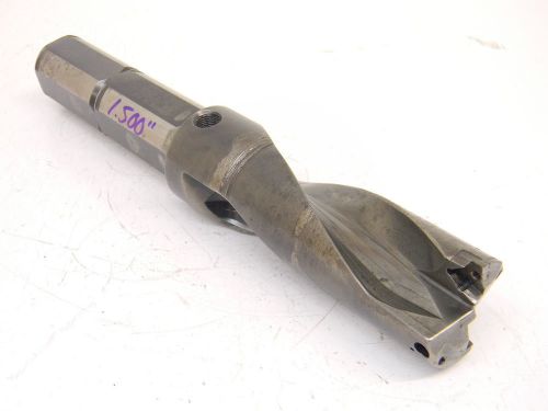 Used komet/kennametal 1-1/2&#034; insert drill kub 1500-0350 (w29 34010.04..) for sale