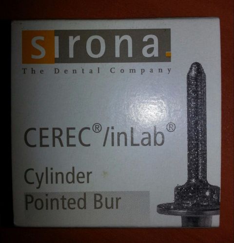 Sirona Cerec/inLab Cylinder Pointed Bur (QTY 4) Diamonds