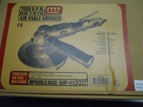 MIGHTY SEVEN QB-197Q 7&#034; AIR ANGLE GRINDER WITH LEVER TYPE THROTTLE