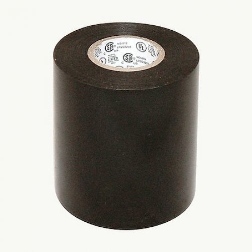 JVCC EL7566-AW Premium Grade Electrical Tape, 66&#039; Length x 4&#034; Width, Black