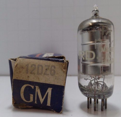 GM Delco NOS 12DZ6 ( 12EK6 , 12EA6 )  Vacuum Tube TV7 Tested 100%+