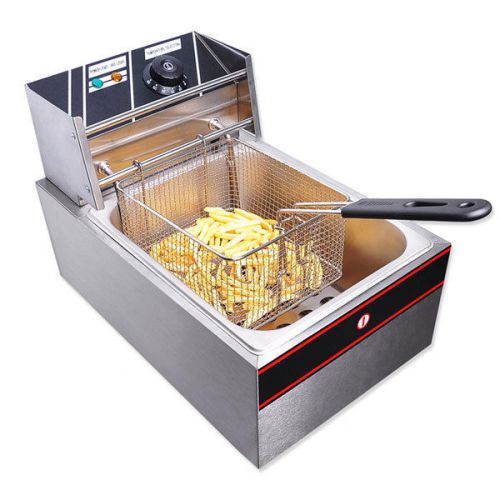 6l stainless steel electric countertop deep fryer commercial 940 for sale