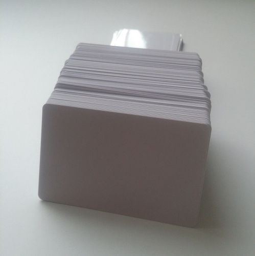 30 - thin 20mil 0.45mm blank white plastic inkjet pvc id cards - printable for sale