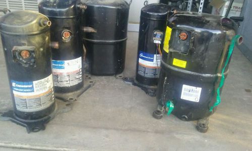 Bristol refrigerant compressor Copeland scroll lot of 5 please read description