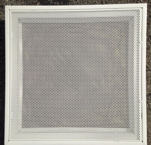 3 ~ Hart &amp; Cooley PFTI W Air Return Grilles 20&#034;x20&#034; Perforated Insulated 050555