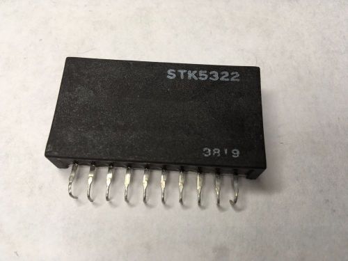 STK5322 2-output/1-package 9.5V/15V Voltage regulator IC