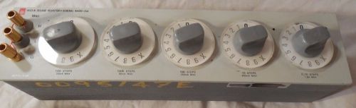 Clean General Radio 1433 N Decade Resistor - 1k; 100; 10; 1; 0.1 Steps NICE ONE