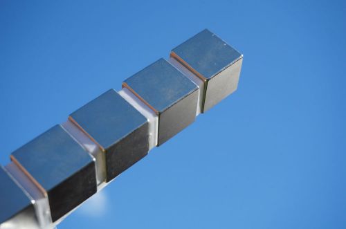 New N48 High Neo Magnets Neodymium Block 1 x 1 x 1 inch - Quantity 4