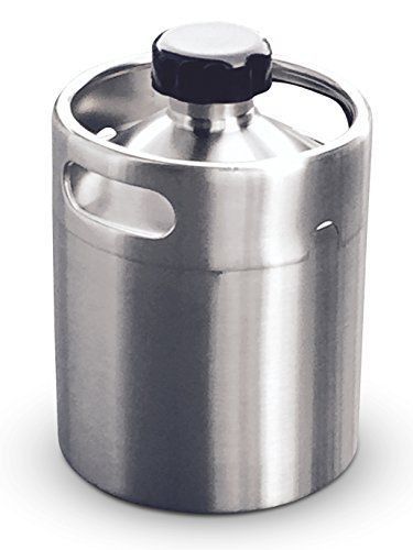 Stainless Steel Keg Style Growler NEW