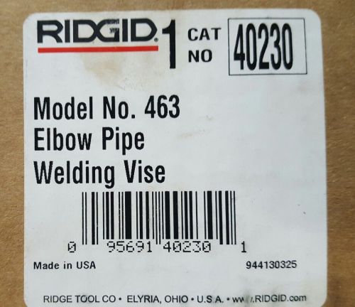 RIGID ELBOW WELDING VISE MODEL #463