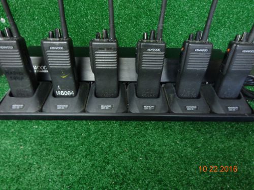 Kenwood tk290 tk-290 vhf 146-174 160ch 5watt radios w/ 6 pack gang charger for sale