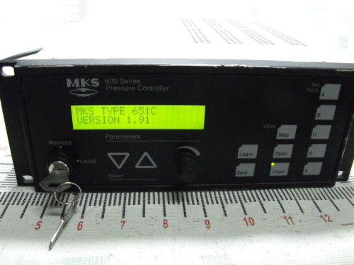 Mks 651cd2s1nj 600 series pressure controller 651c  ver.1.91 for sale