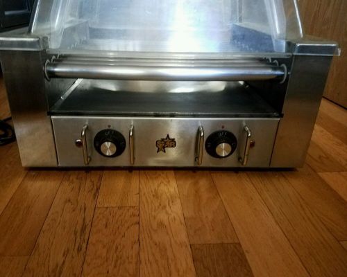Star 25 Hot Dog Roller Grill with Sneeze Guard in excellent shape works great