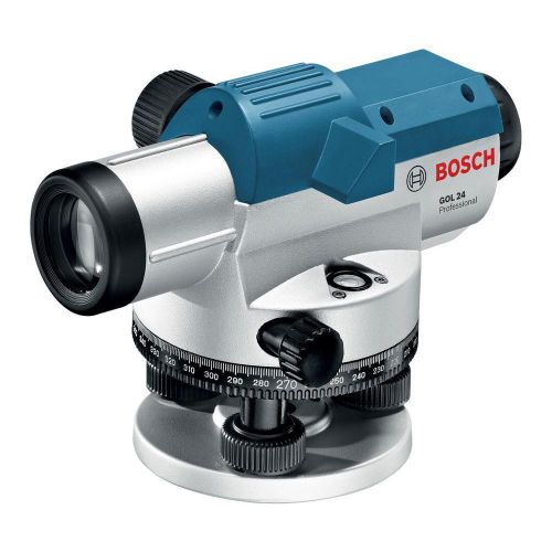 New bosch professional surveying automatic optical level kit 24x 300ft gol 24 for sale