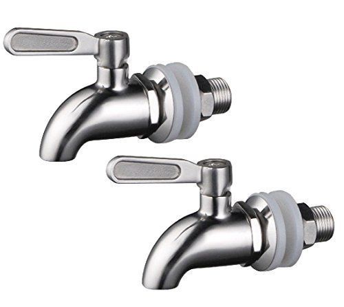 Naturalis 18/8 stainless steel replacement spigot 2 pack - polished metal for sale