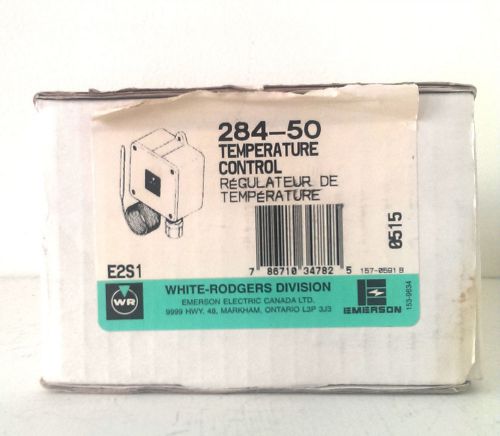 Emerson 284-50 Temperature Controller, 20°F - 120°F Range.  25A 120/240VAC.