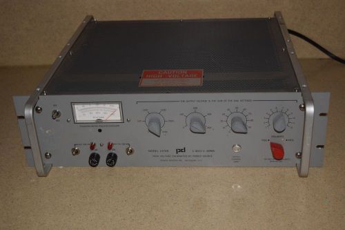 POWER DESIGNS MODEL 1570A HIGH VOLTAGE CALIBRATED DC SOURCE 1-3012V, 40MA