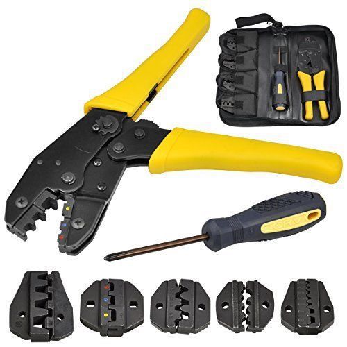Electrical Terminal Ratchet Crimping Crimper Auto Electrician Tool ED
