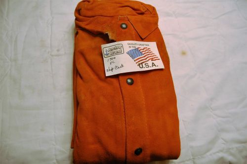 Anchor Brand XL Orange Leather Welding Jacket